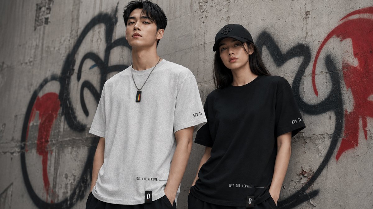 NOVERSE × HAZENA | 티셔츠·볼캡·목걸이 스타일 패키지