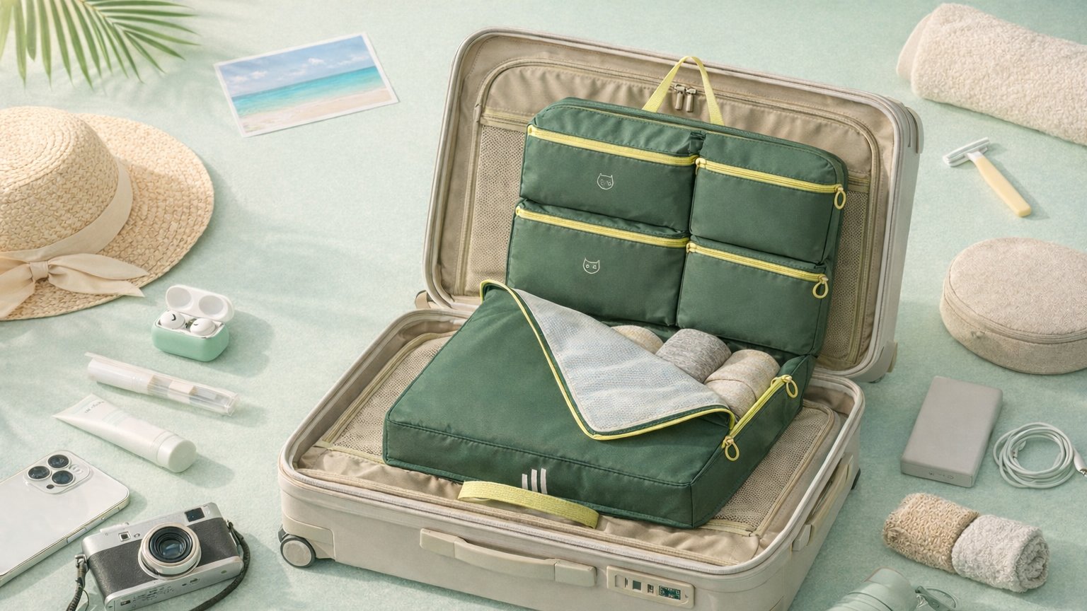 [Holiday Travel Essential] Effortless Packing with Our All-in-One Travel Organizer