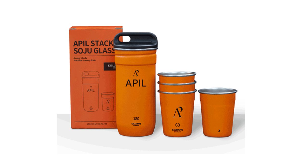 Essential for Your Joyful Camping: "Apil Stack Soju Cup"