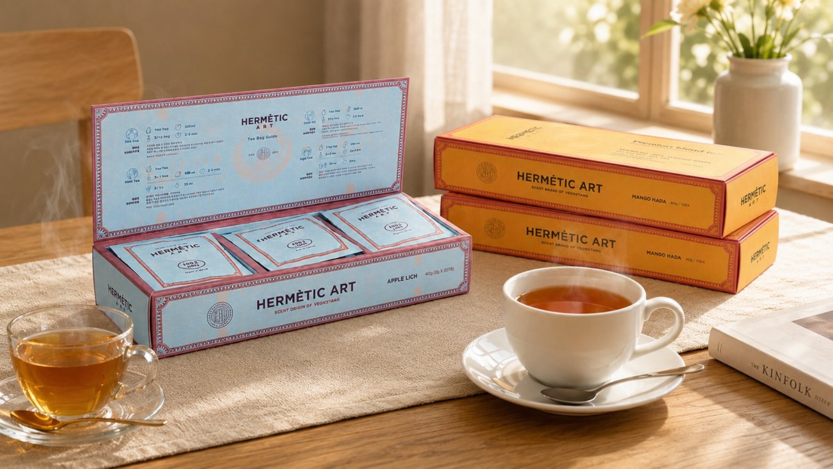 [Hermetic Art] Premium Black Tea Gift Set Expertly Blended by Master Perfumers!
