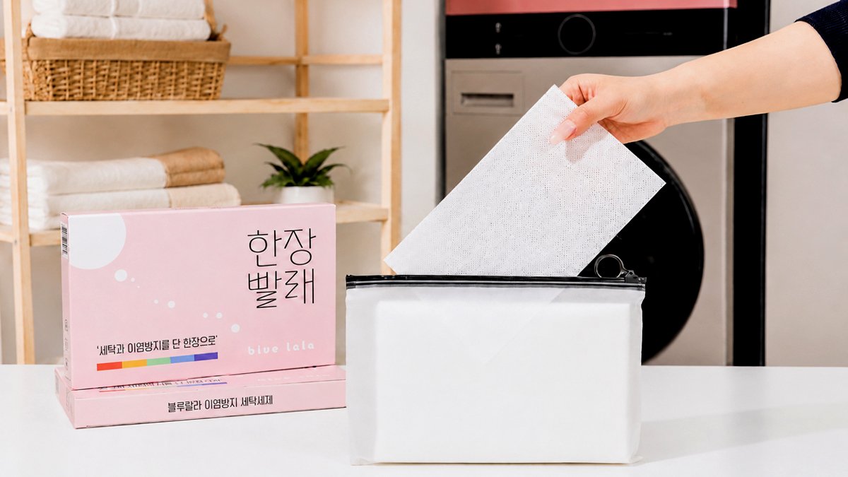 [지금의 빨래 번거로우셨죠?] 단 한장으로 세탁과 이염방지 둘다 끝장내기