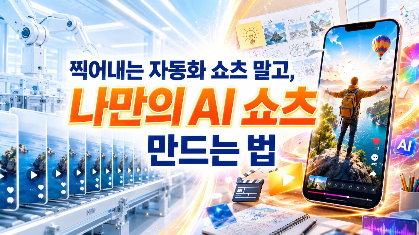 찍어내는 자동화 쇼츠 말고, 나만의 AI 쇼츠 만드는 법